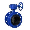 Bundor DIN Standard Flange butterfly valve ductile iron DN150 PN16 butterfly valve